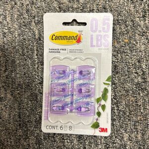 Limited Edition Pastel Command Stick-on Clips 0.5 LBS mini hooks